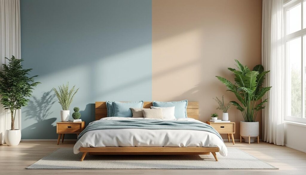 découvrez comment choisir deux couleurs harmonieuses pour peindre une chambre d'adulte et créer une ambiance équilibrée et élégante.