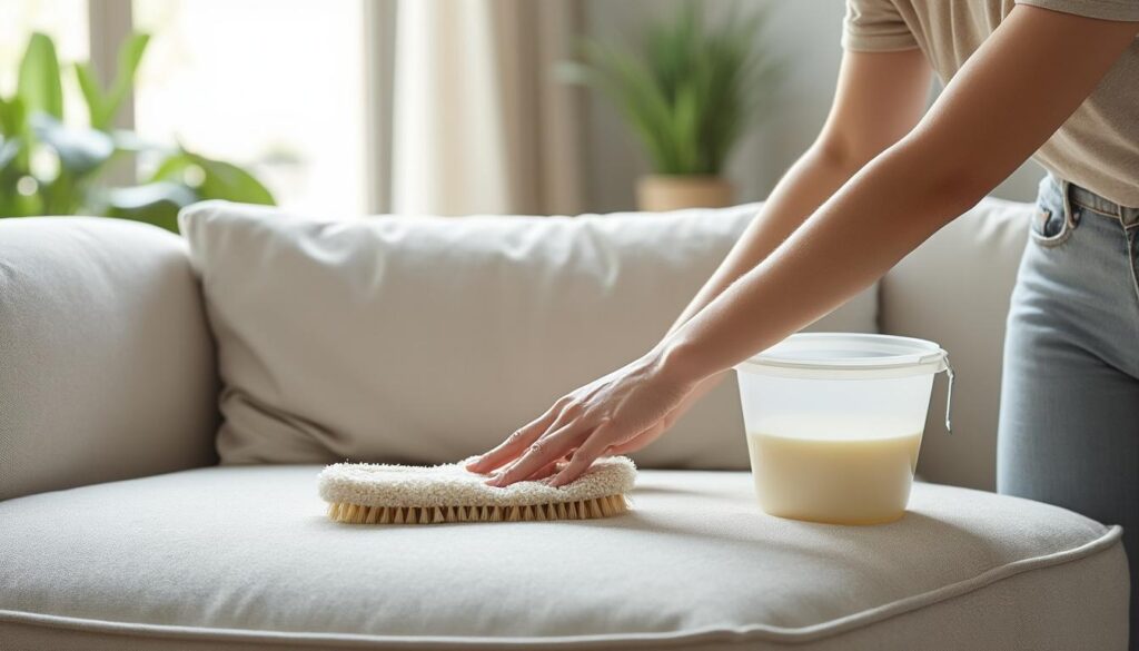 découvrez nos conseils pratiques pour nettoyer efficacement votre canapé en tissu sans l'abîmer, en utilisant des méthodes douces et des produits adaptés.