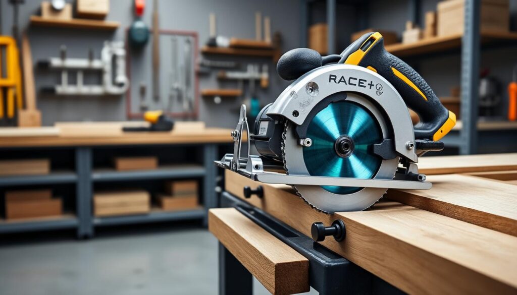 découvrez la scie circulaire racetools alliant performance et précision pour des travaux de coupe impeccables et efficaces.