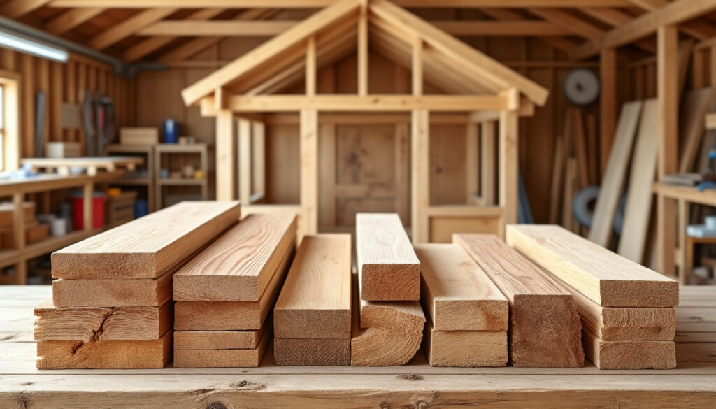 découvrez comment choisir le bois idéal pour construire un abri solide et durable, avec des conseils sur les types de matériaux adaptés à vos besoins.