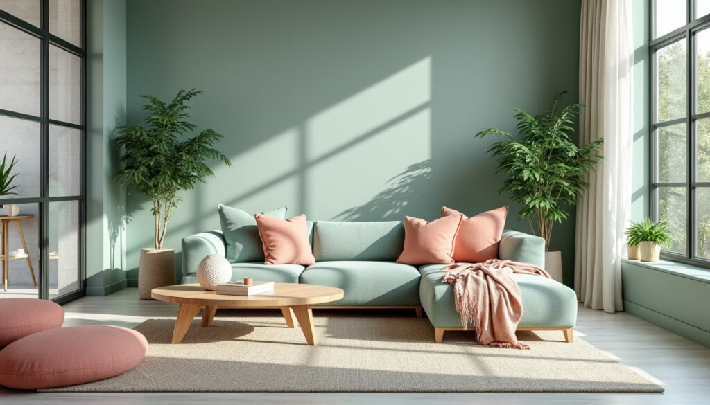 découvrez comment associer le vert d'eau avec ses couleurs complémentaires pour créer une décoration apaisante et harmonieuse dans votre intérieur.